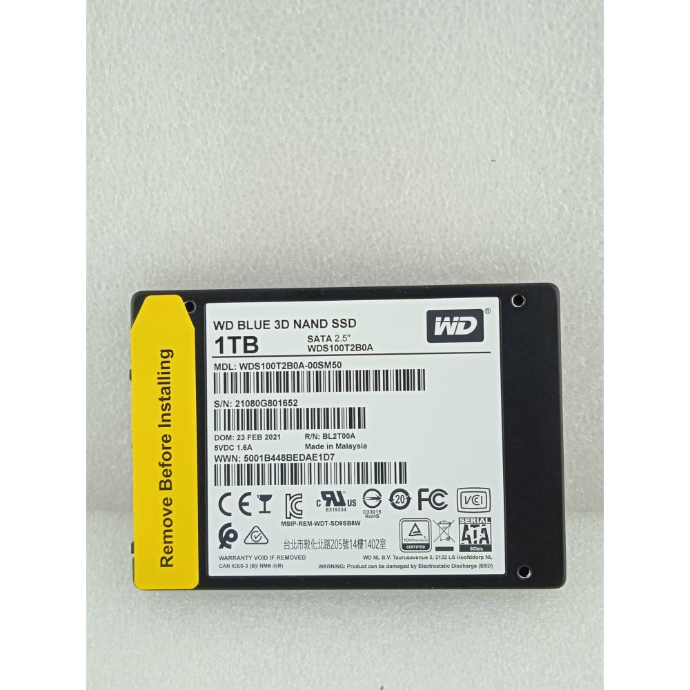 Накопитель SSD WD 2.5" 1TB Фото 2