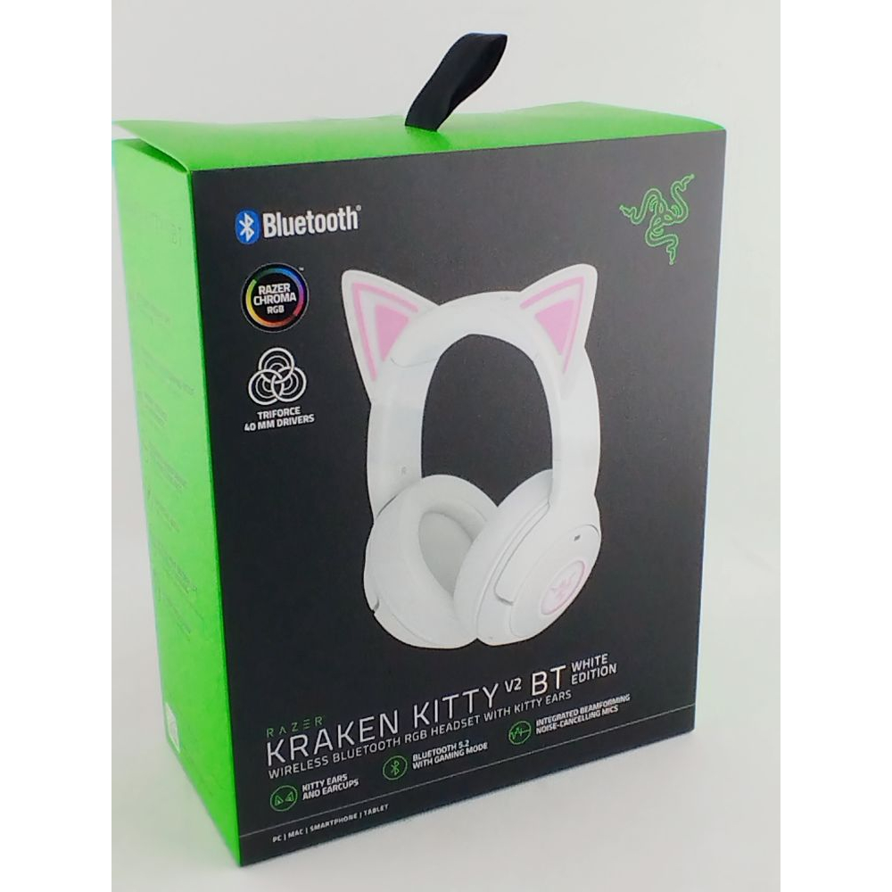 Наушники Razer Kraken Kitty V2 Bluetooth White Фото 1