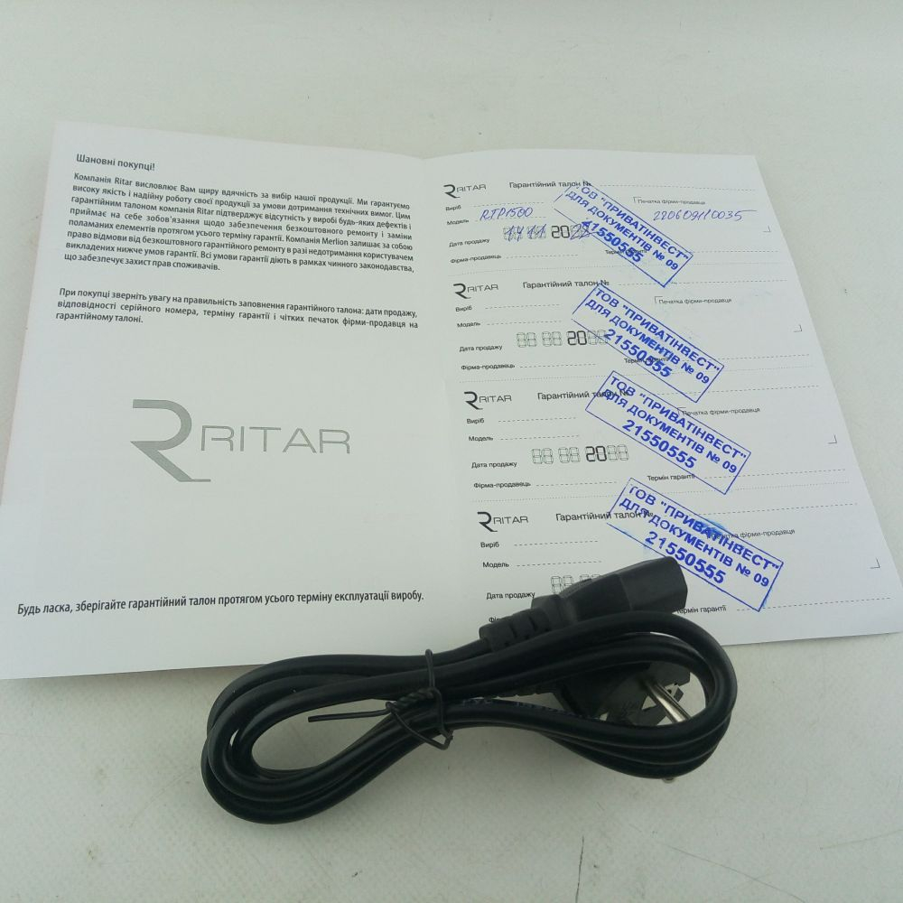 Источник бесперебойного питания Ritar RTP1500 (900W) Proxima-L Фото 1