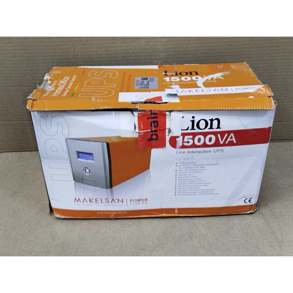 Источник бесперебойного питания Makelsan MAKELSAN Lion1500VA (900W) Фото 2