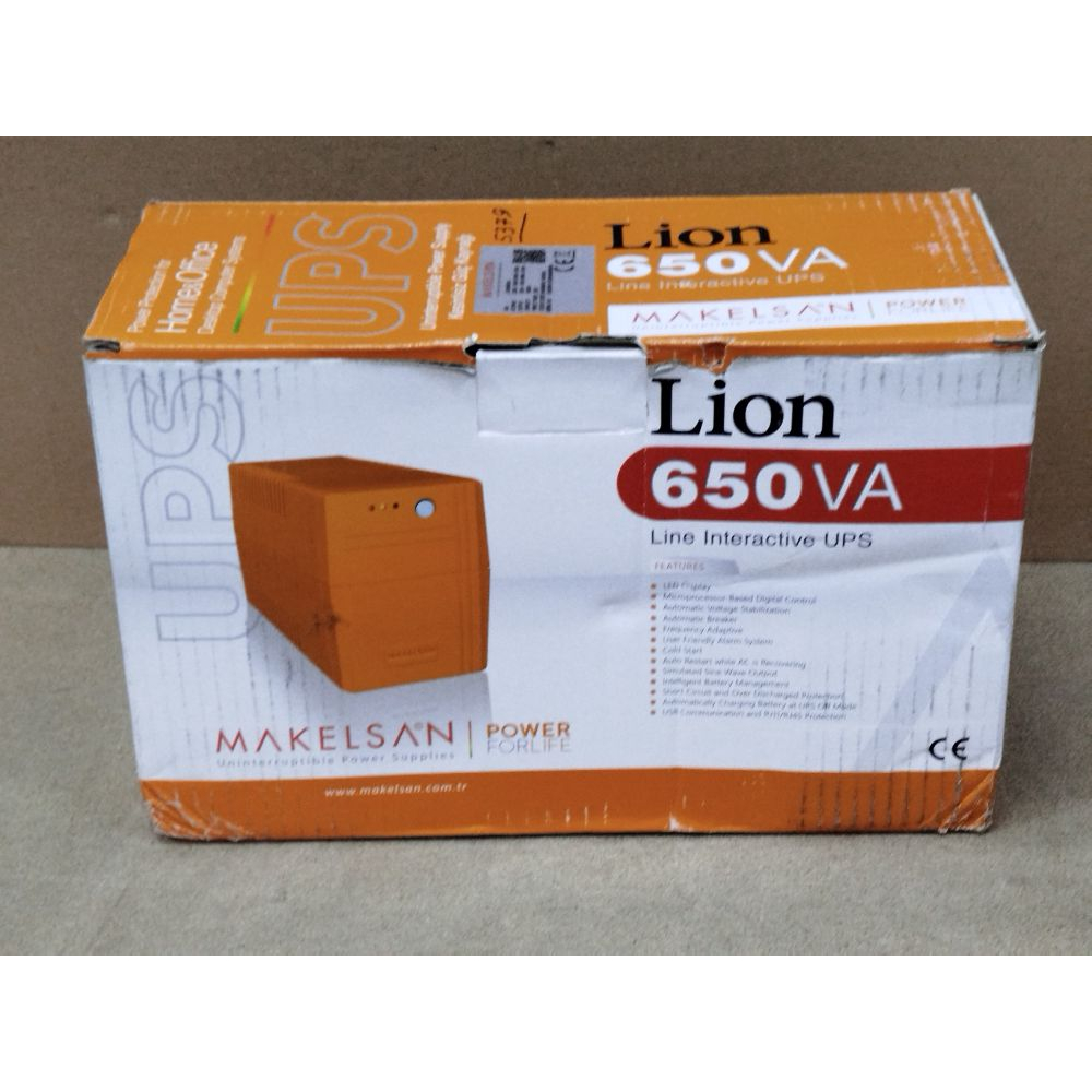 Источник бесперебойного питания Makelsan MAKELSAN Lion650VA (390W) Фото 3