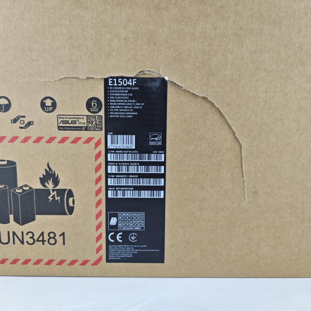 Ноутбук ASUS Vivobook Go 15 E1504FA-BQ2836 (90NB0ZR1-M04KD0) изображение 11