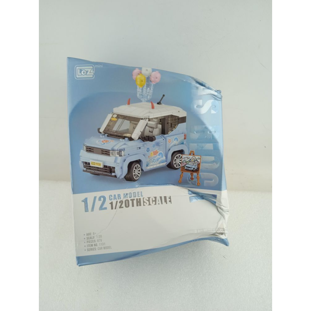 Конструктор LOZ mini Автомобиль MINI голубой Фото