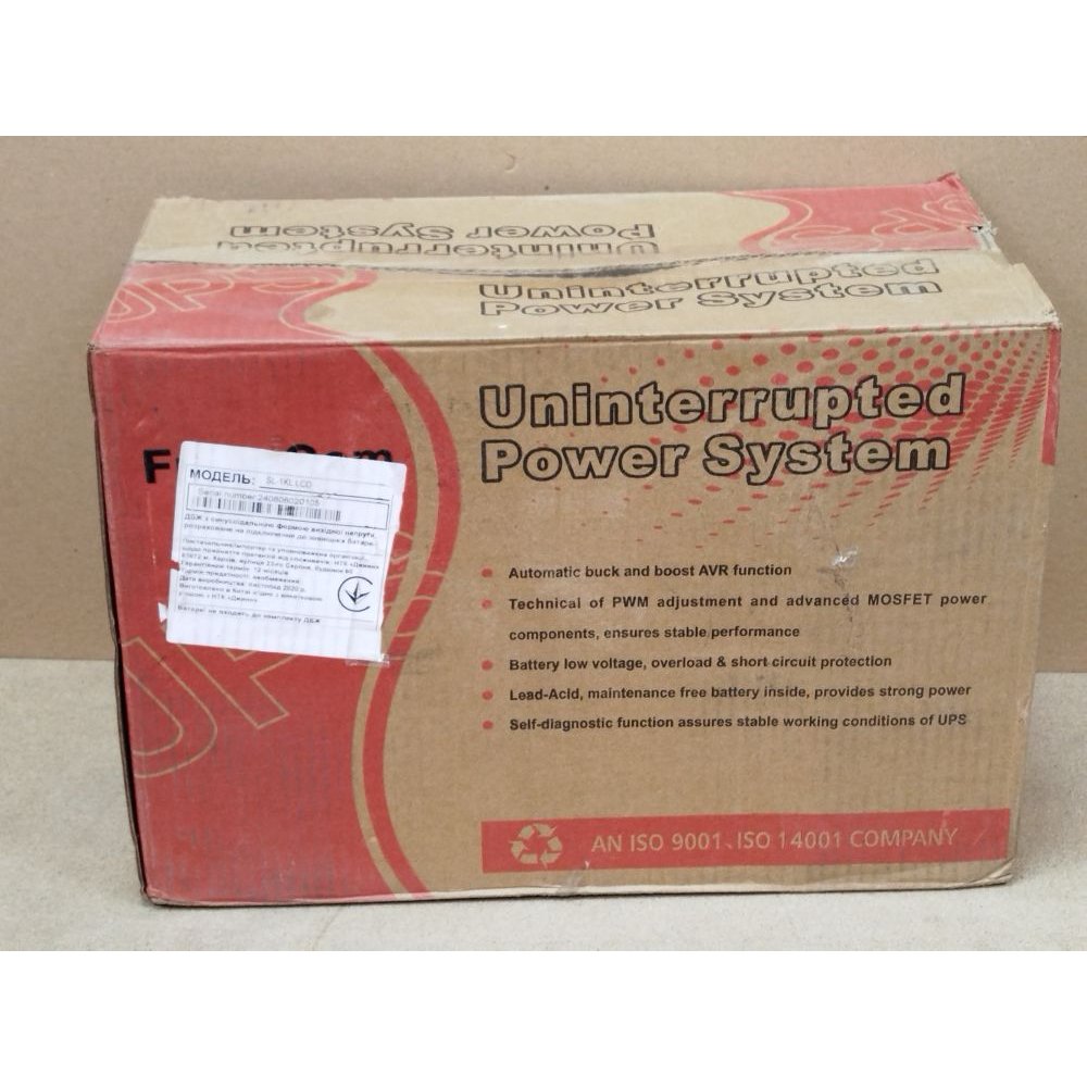 Источник бесперебойного питания FrimeCom FC SL-1KL LCD P Фото 3