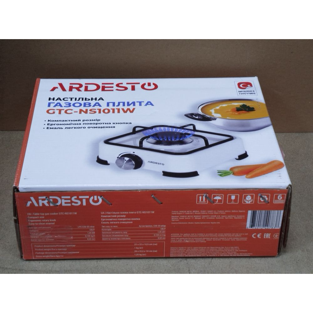 Настольная плита Ardesto GTC-NS1011W Фото 3