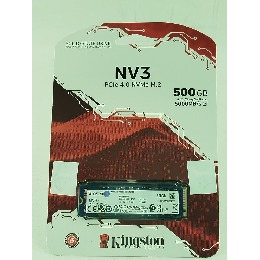 Накопитель SSD Kingston M.2 2280 500GB Фото