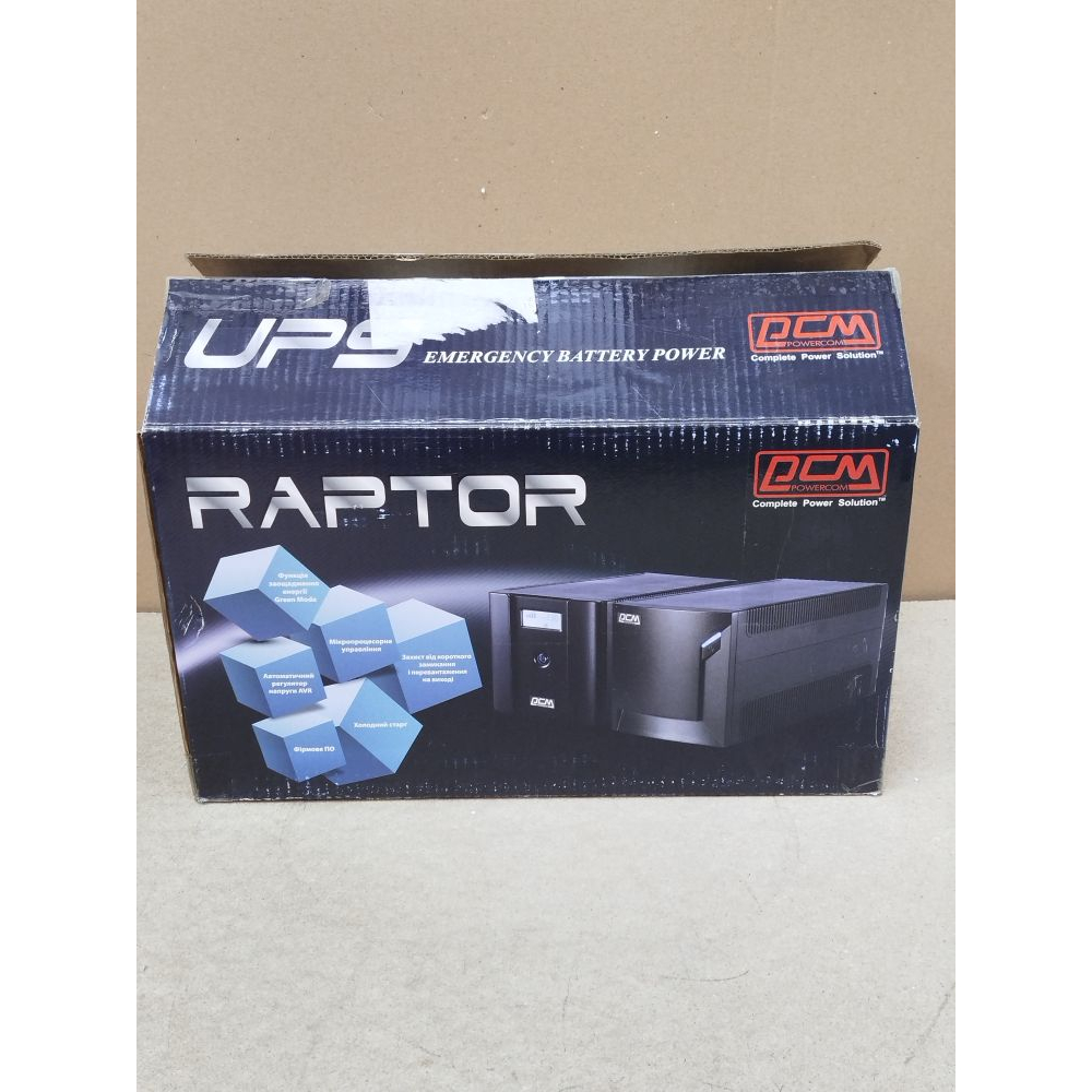 Источник бесперебойного питания Powercom RPT-1500AP LCD SCHUKO Фото 4