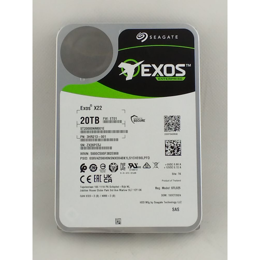 Жесткий диск Seagate 3.5" 20TB Фото