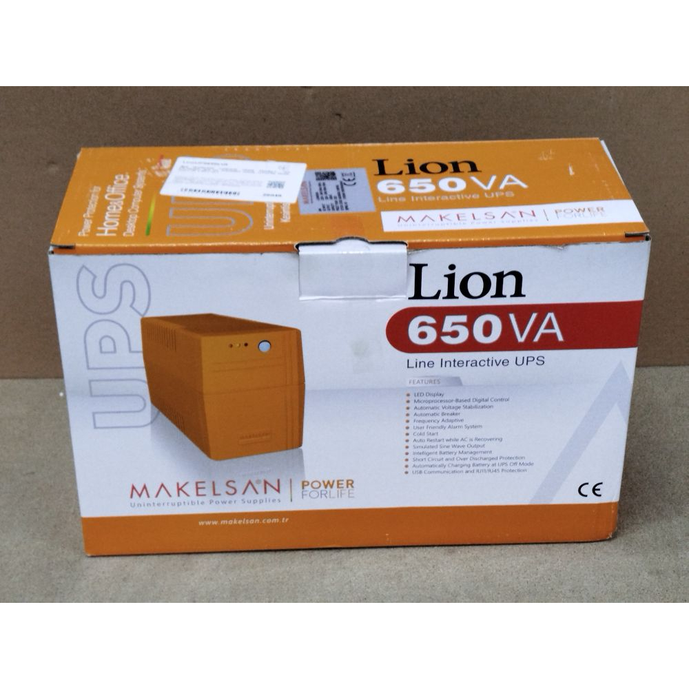 Источник бесперебойного питания Makelsan MAKELSAN Lion650VA (390W) Фото 4