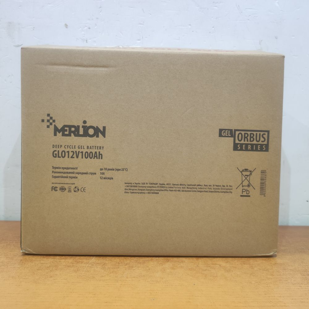 Батарея к ИБП Merlion GLO 12V 100Ah Фото 2