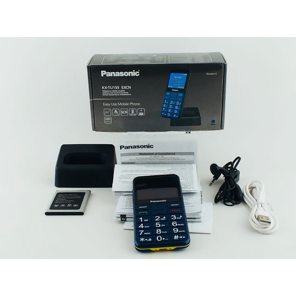 Мобільний телефон Panasonic KX-TU155 Blue (KX-TU155EXCN) зображення 6
