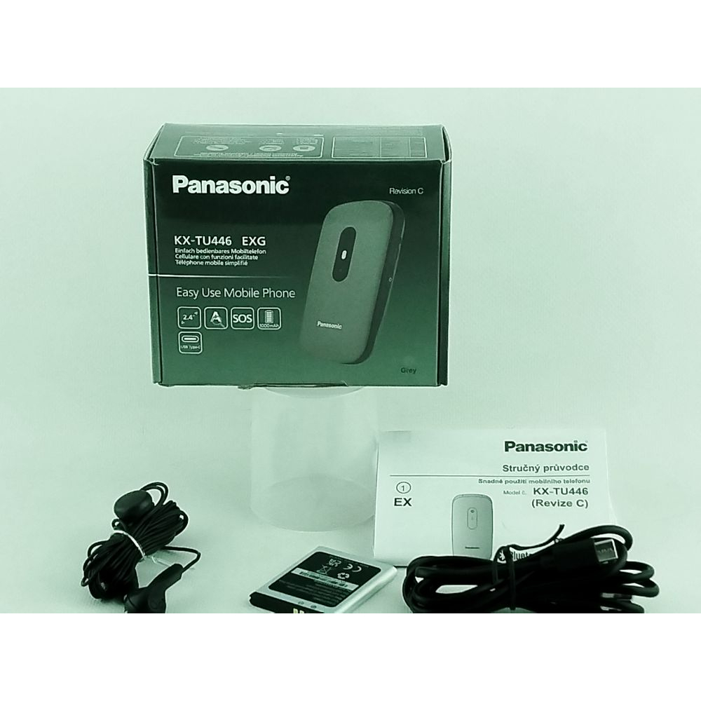 Мобільний телефон Panasonic KX-TU446 Grey (KX-TU446EXG) зображення 8