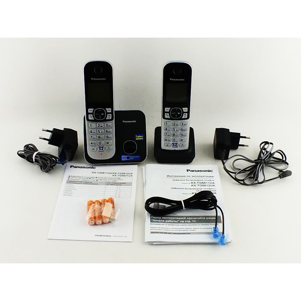 Телефон DECT Panasonic KX-TG6812UAB Фото