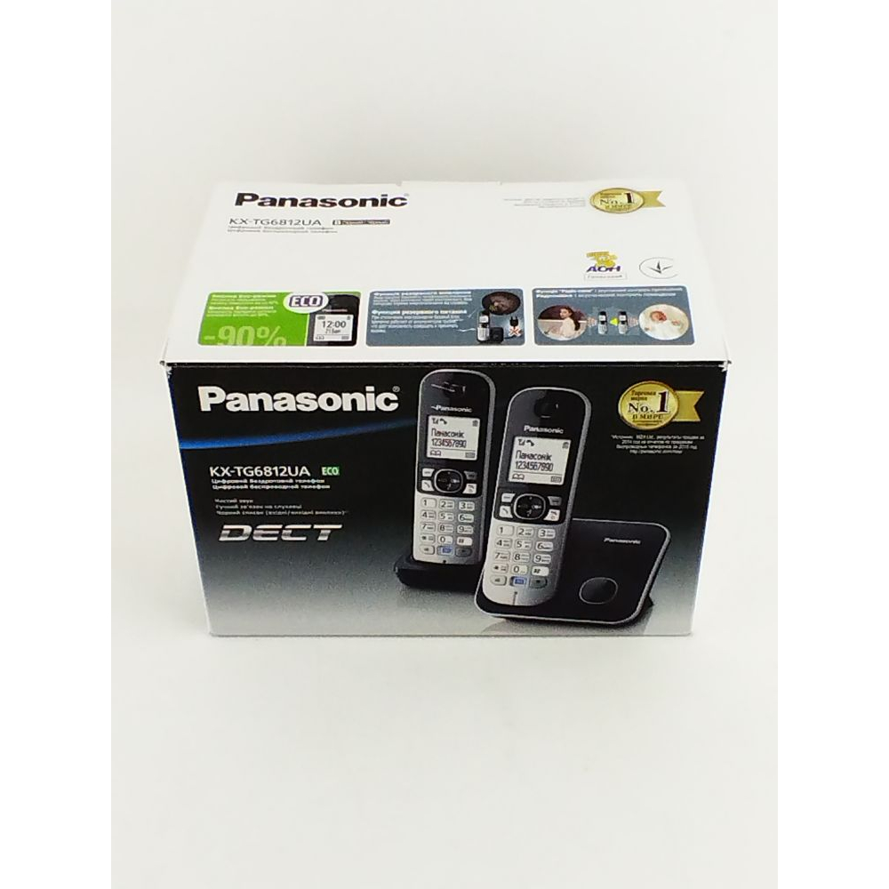 Телефон DECT Panasonic KX-TG6812UAB Фото 1