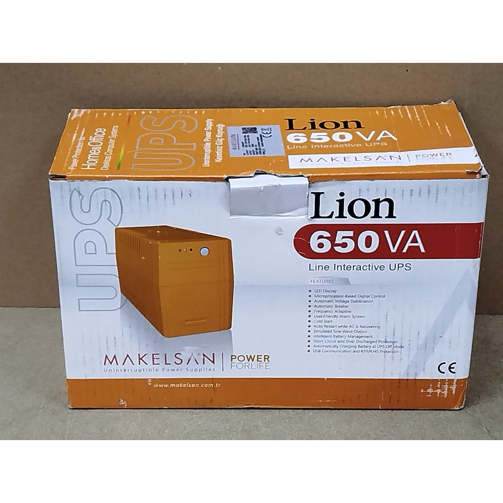 Источник бесперебойного питания Makelsan MAKELSAN Lion650VA (390W) Фото 3