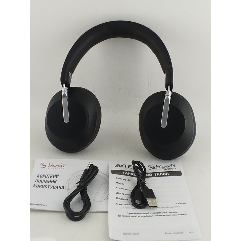 Наушники A4Tech Bloody MH390 Black Фото 1