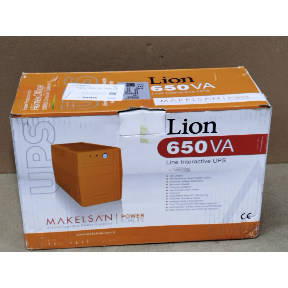 Источник бесперебойного питания Makelsan MAKELSAN Lion650VA (390W) Фото 4