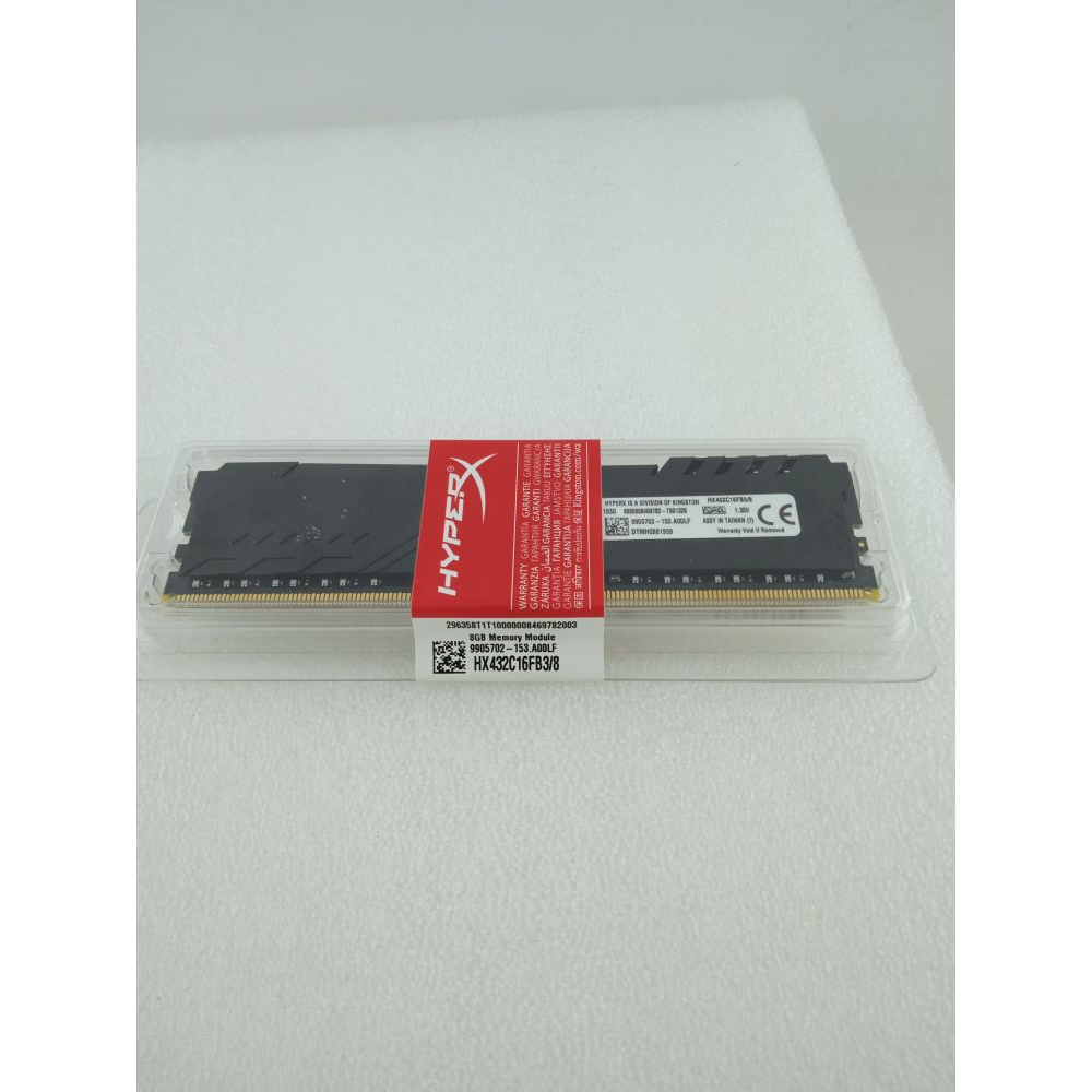 Модуль памяти для компьютера Kingston Fury (ex.HyperX) DDR4 8GB 3200 MHz HyperX FURY Black Фото 1