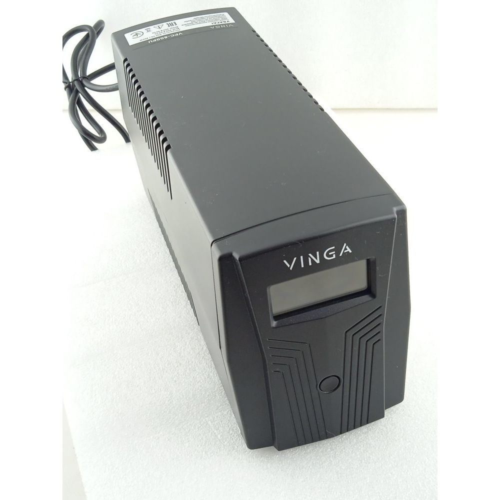 Источник бесперебойного питания Vinga LCD 600VA plastic case with USB Фото