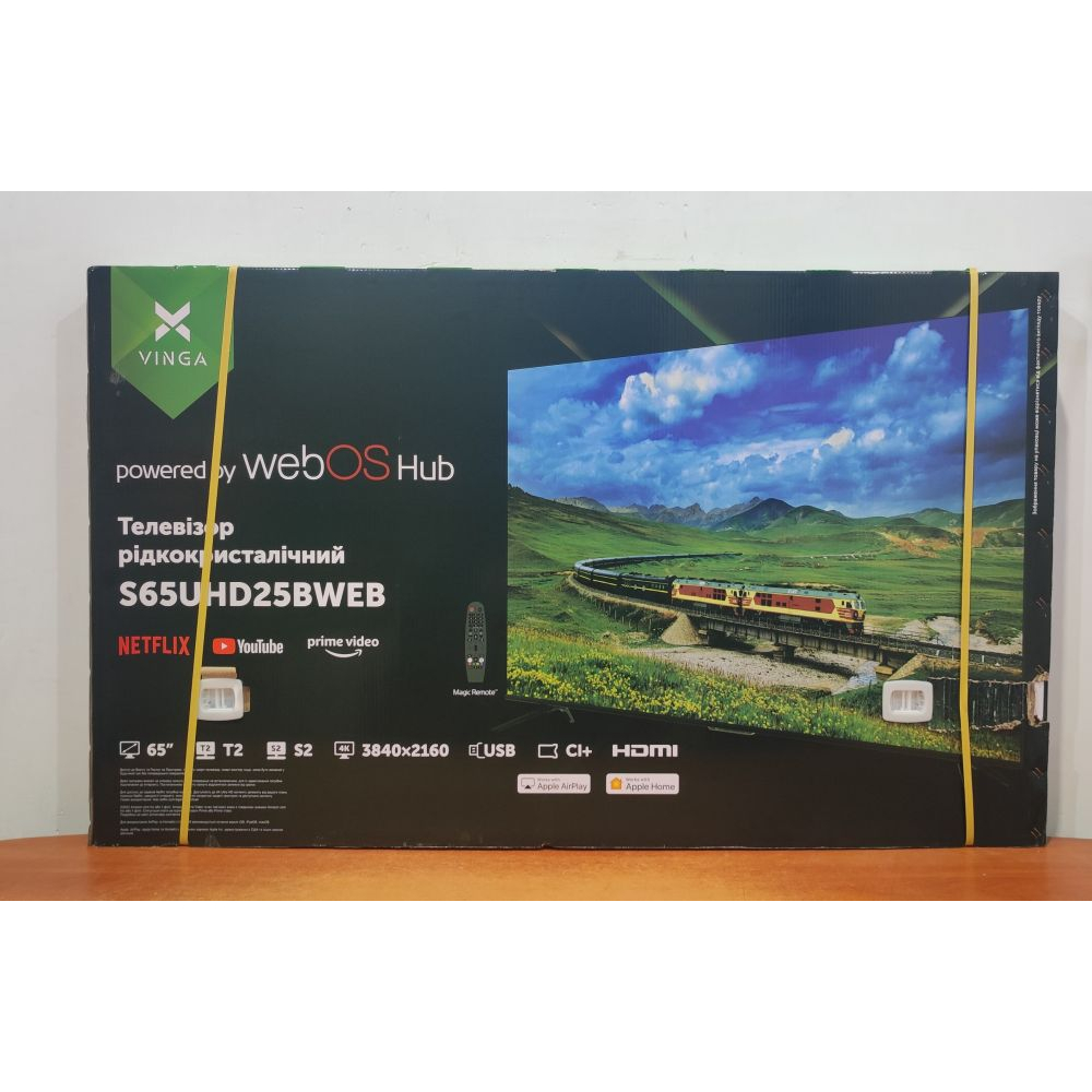 Телевизор Vinga S65UHD25BWEB изображение 8