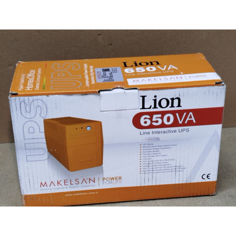 Источник бесперебойного питания Makelsan MAKELSAN Lion650VA (390W) Фото 2