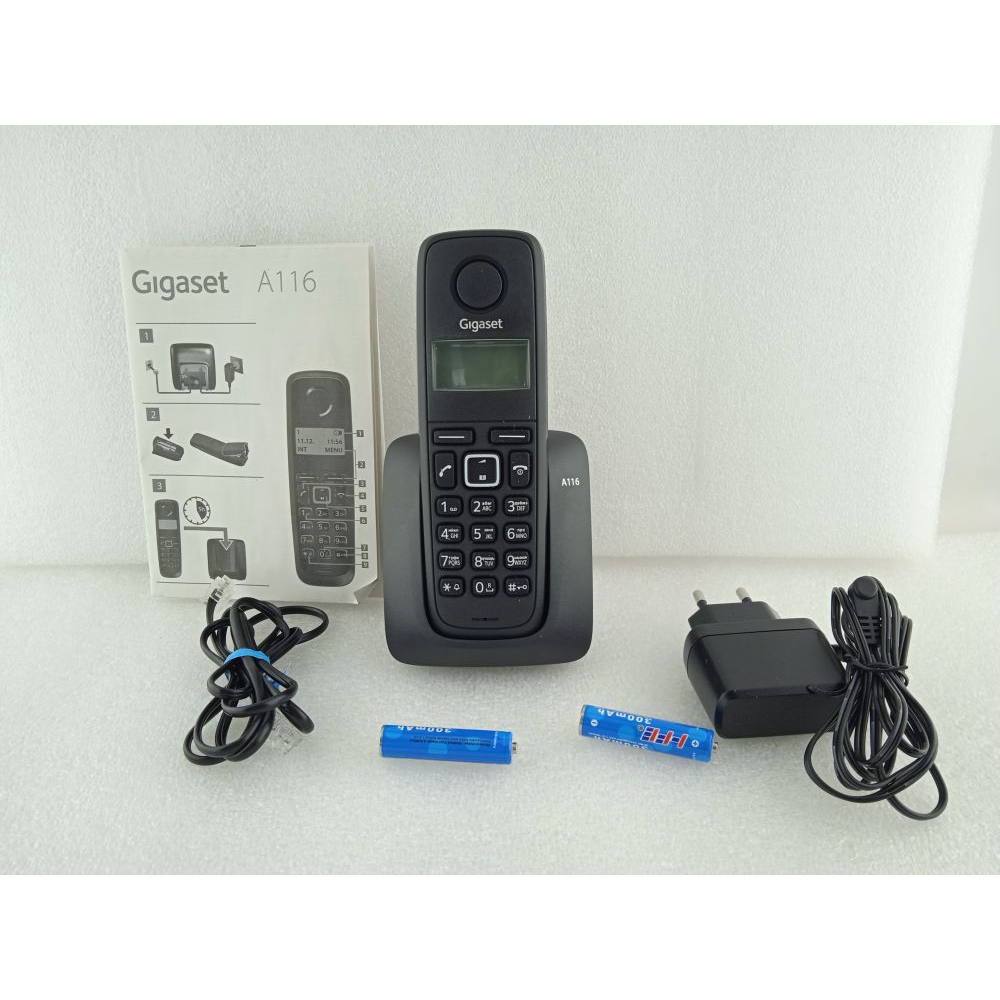Телефон DECT Gigaset A116 Black Фото