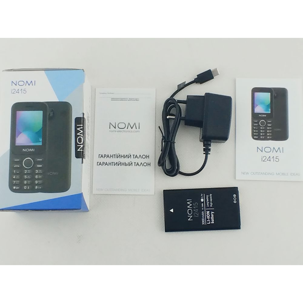 Мобильный телефон Nomi i2415 Black изображение 8