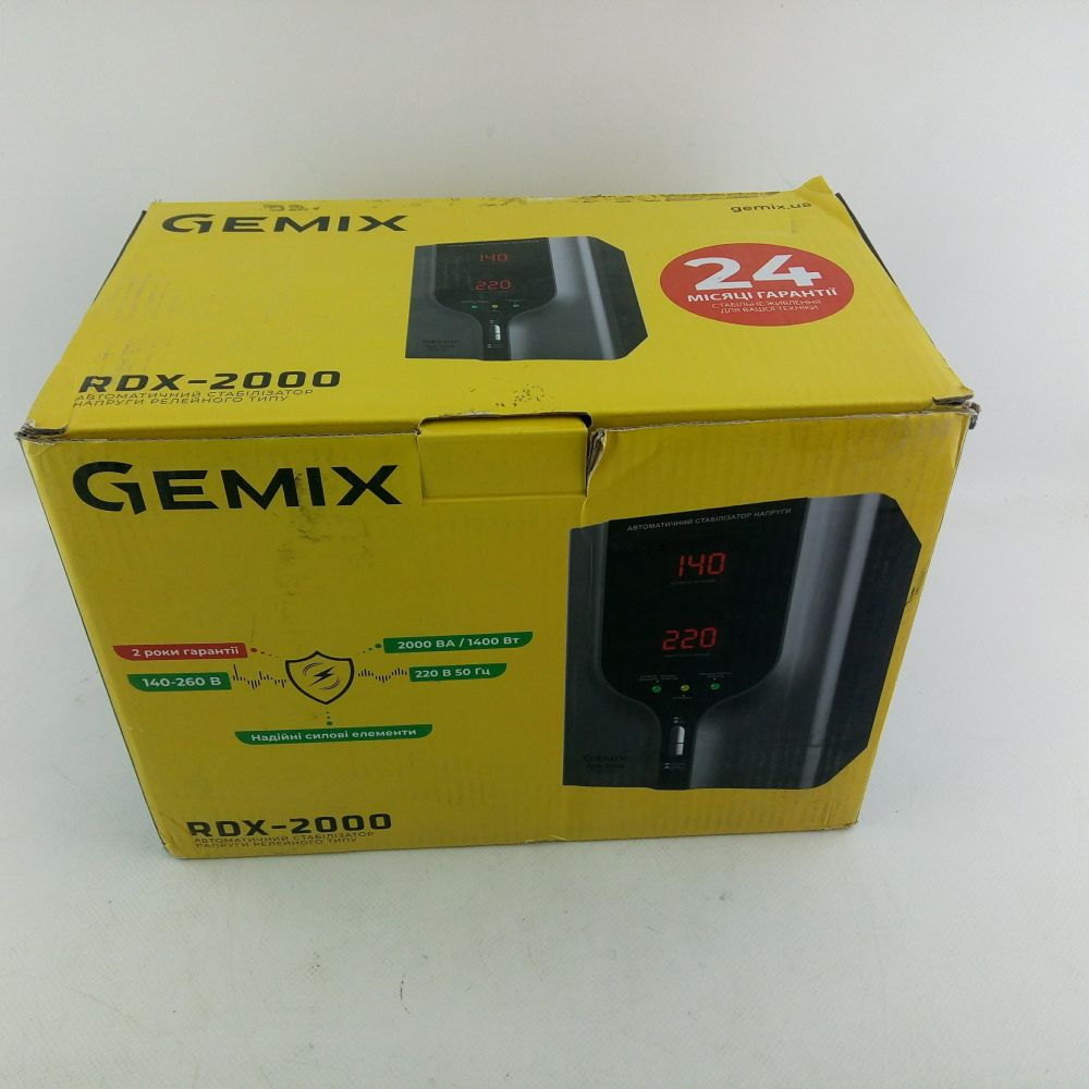 Стабилизатор Gemix RDX-2000 Фото 3