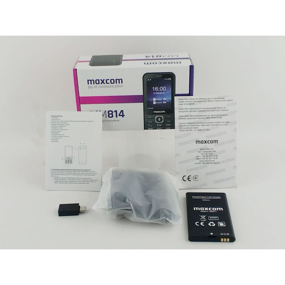 Мобільний телефон Maxcom MM814 Type-C White (5908235977751) зображення 6