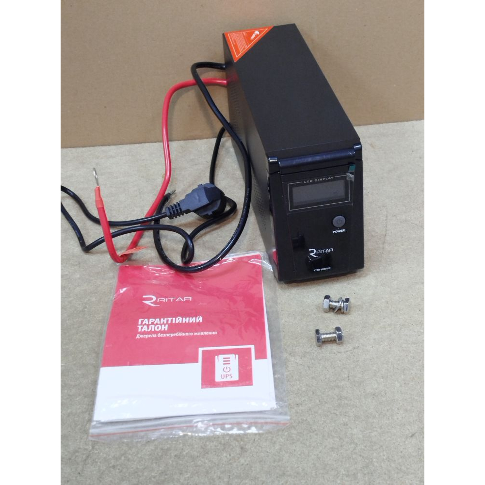 Источник бесперебойного питания Ritar RTSW-600ND12 LCD, 12V Фото