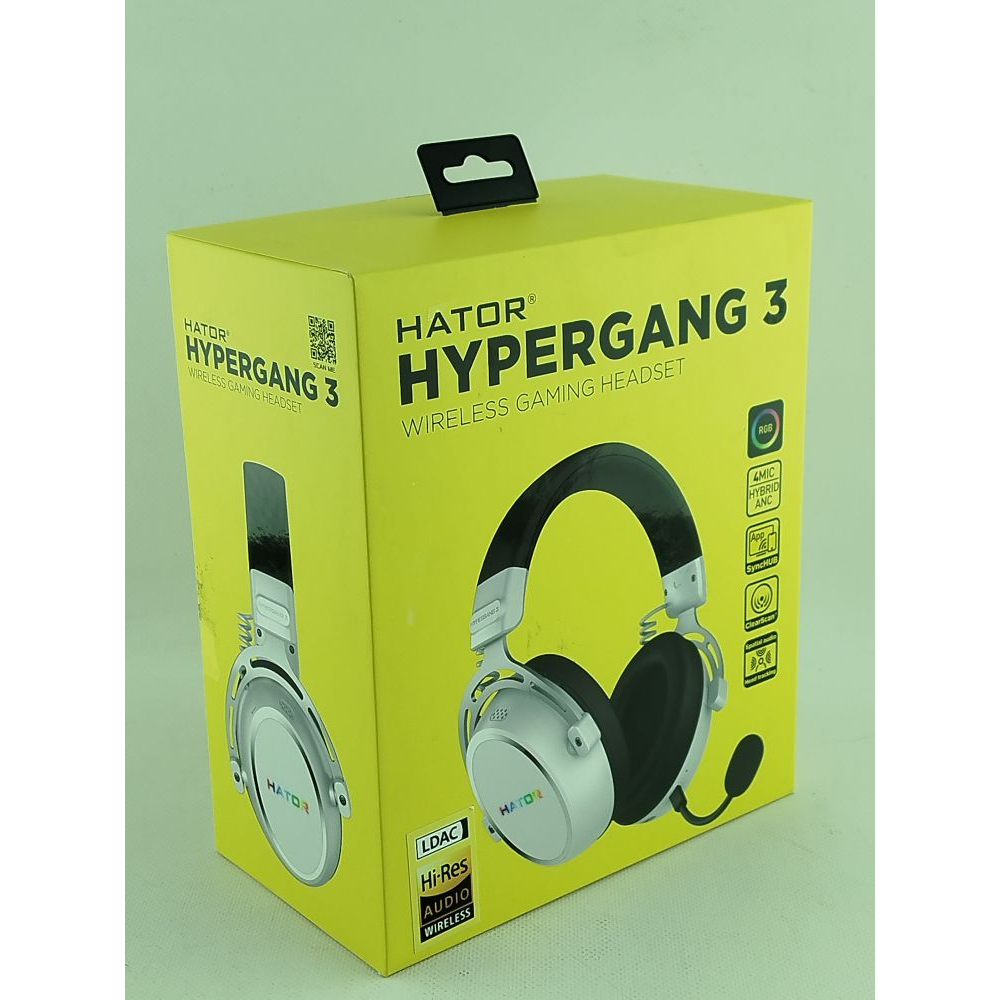 Наушники Hator Hypergang 3 Wireless White Фото 1