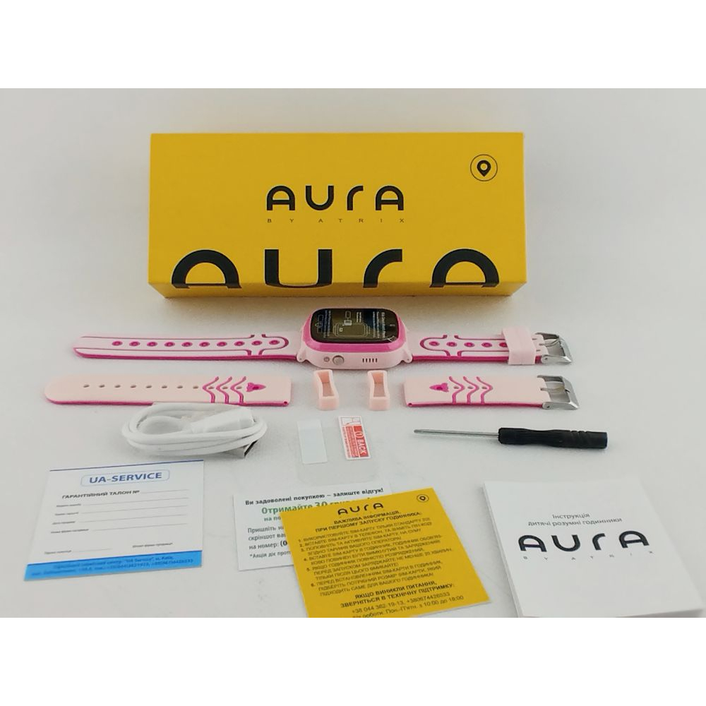 Смарт-часы AURA A2 WIFI Pink Фото