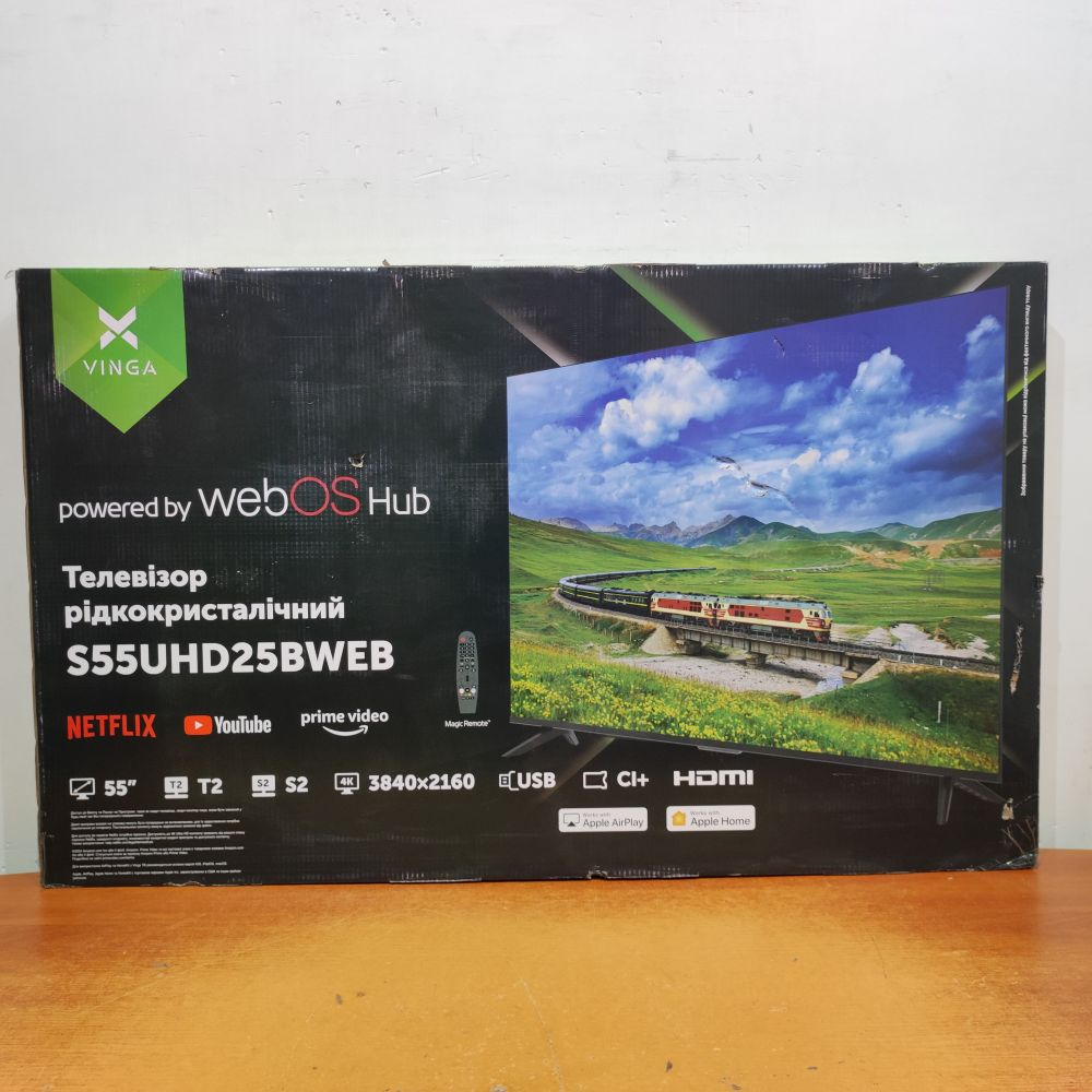 Телевізор Vinga S55UHD25BWEB зображення 8