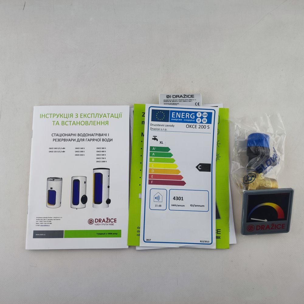 Бойлер Drazice OKCE 200 S Фото 5