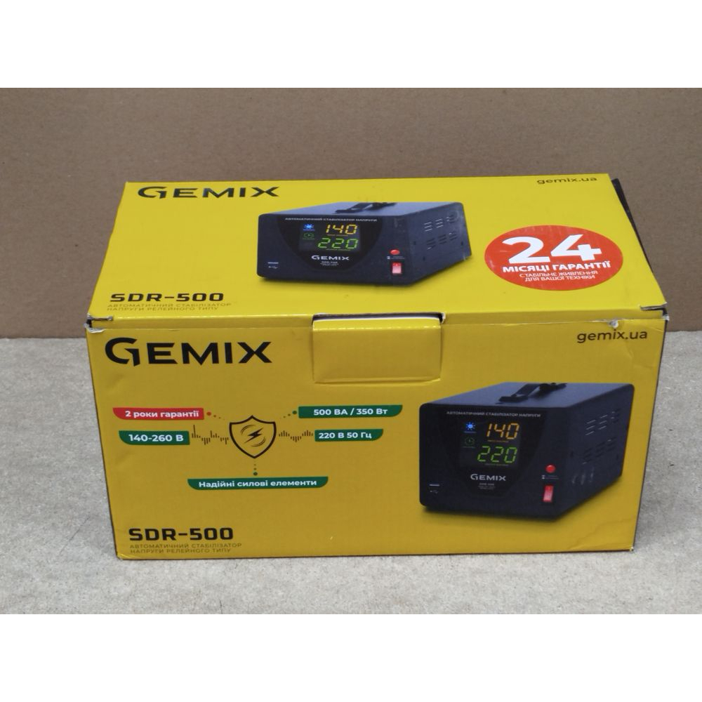 Стабилизатор Gemix SDR-500 Фото 3