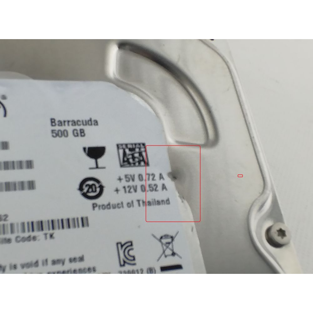 Жесткий диск Seagate 3.5" 500GB Фото 3