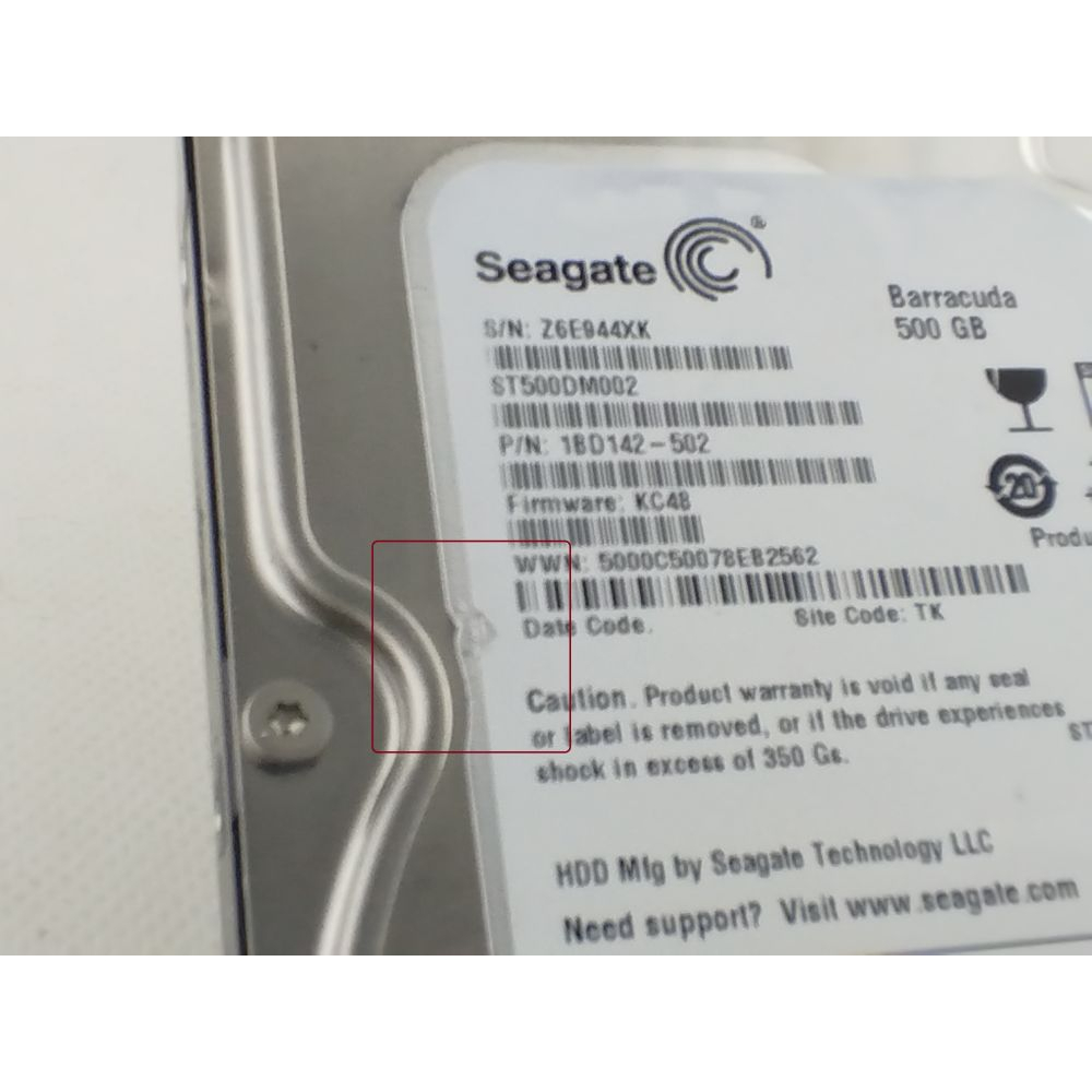Жесткий диск Seagate 3.5" 500GB Фото 4