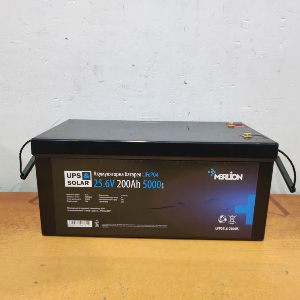Батарея LiFePo4 Merlion LFP25.6-200US-ML Фото