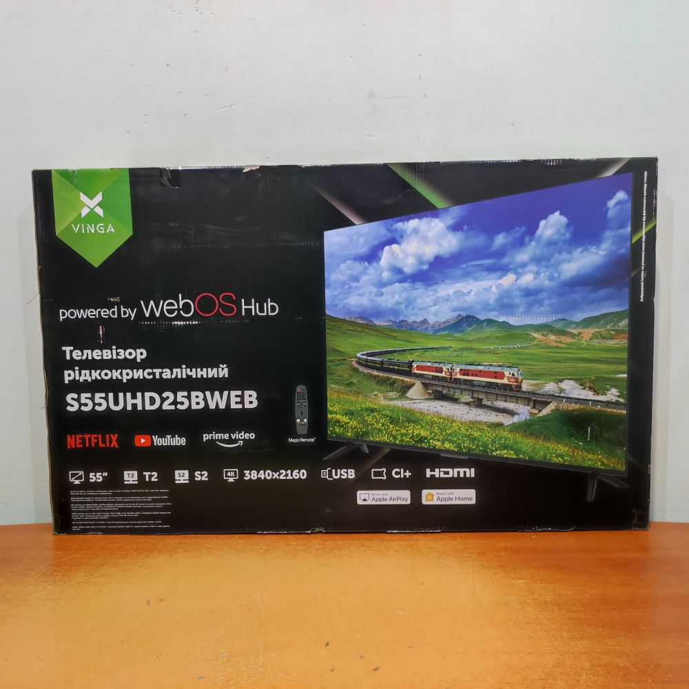 Телевізор Vinga S55UHD25BWEB зображення 8
