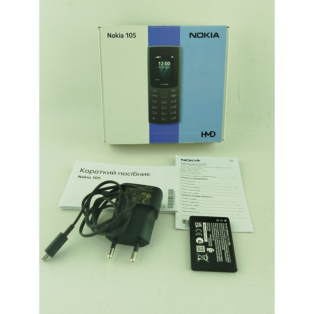 Мобильный телефон Nokia 105 SS 2023 Cyan Фото 4