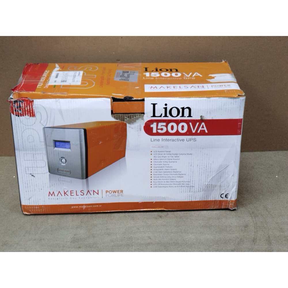 Источник бесперебойного питания Makelsan MAKELSAN Lion1500VA (900W) Фото 3