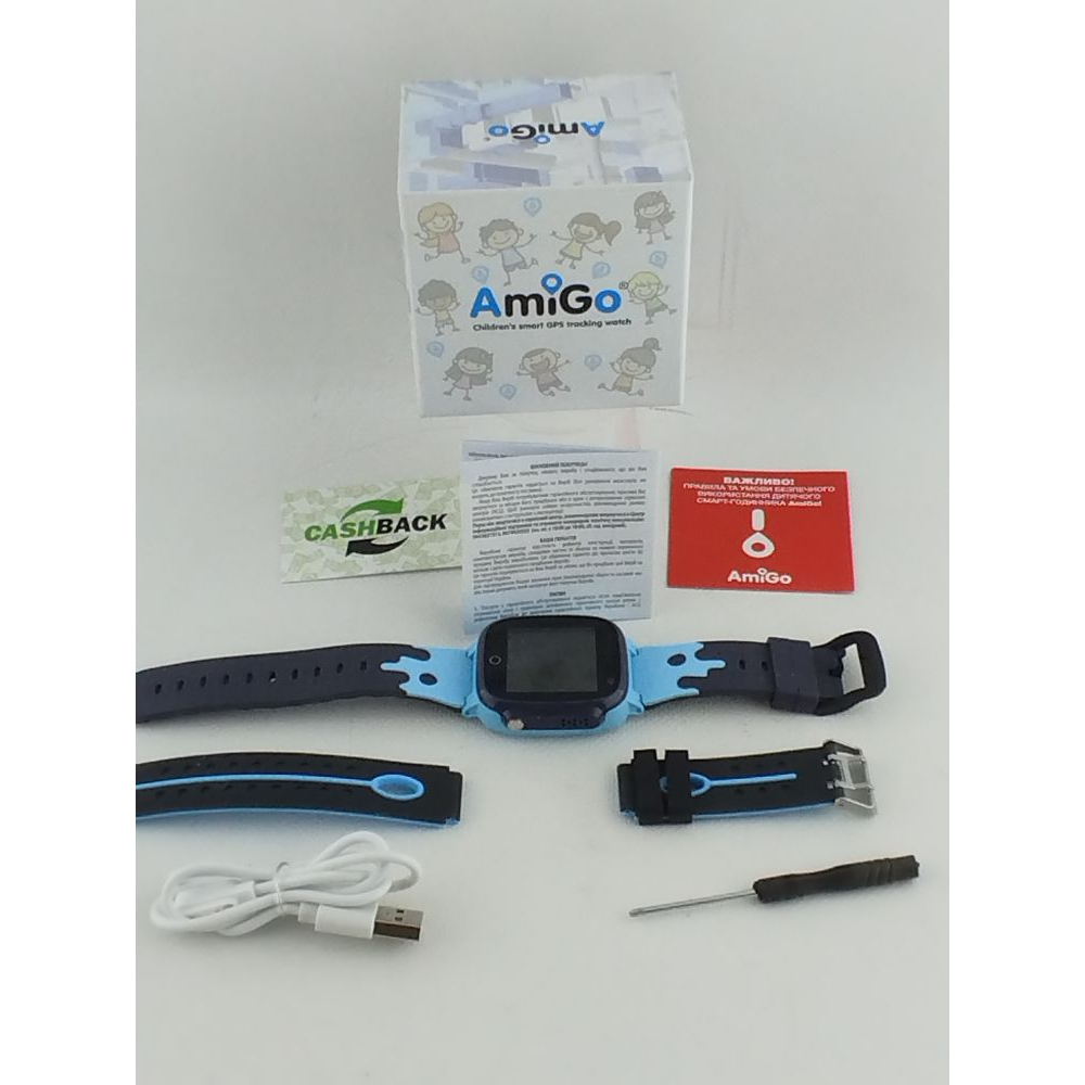 Смарт-часы Amigo GO008 MILKY GPS WIFI Blue Фото